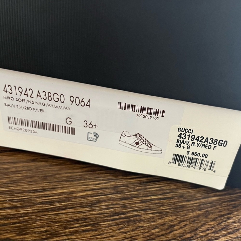Gucci Ace Bee Sneakers 36.5 (us 7) - Picture 12 of 12